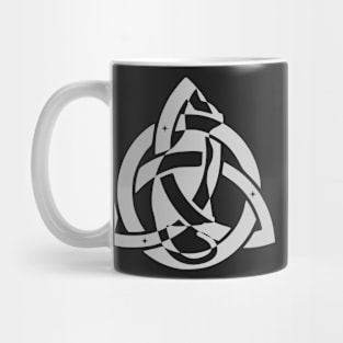 Celtic Triquetra Cat Stars | Kitty Silhouette Mug